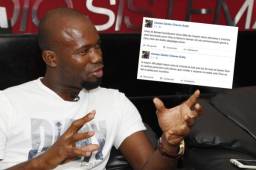 El defensor Osman Chávez fue puesto transferible por Real España y este miércoles dedicó estos mensajes en sus redes sociales. Foto DIEZ