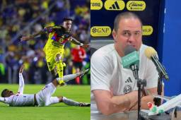 André Jardine salió frustrado a pesar de que América eliminó a Olimpia de la Concachampions.