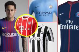 Los grandes clubes de Europa ya mostraron la indumentaria a utilizar la siguiente temporada.