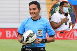 El árbitro nacido en Tocoa, Colón, Saíd Martínez ha sido nombrado como el primer árbitro de la final y en Marathón están en contra de su designación. Fotos DIEZ