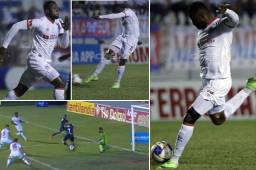 ¡Qué golazos en El Progreso! Yustin Arboleda castiga con un latigazo al Honduras y Erick Andino anota de taquito a Olimpia