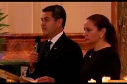 Juan Orlando agradeció a por las muestras de apoyo que le han mostrado en este momento difícil.