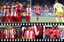 El delantero hondureño Choco Lozano hizo algo histórico al marcar su primer gol en la primera división de España. Ni Pavón ni Amado Guevara que estuvieron allí en 1995. Sus compañeros le han dado cariño y así reaccionó.