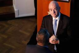 Gianni Infantino se encuentra en Francia y lamenta lo que pasó en la eliminatoria de CONCACAF.