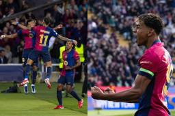 Yamal dejó tirados a dos en tanto de Raphinha y luego hace un golazo descomunal Barcelona - Benfica