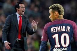Unai Emery dirigió una temporada al brasileño Neymar en el PSG.