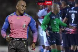 El árbitro Juan Andrés Esquivel se cansó tras tres jugadas de peligro y pidió un lapso para tomar aire.