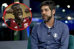 Juninho criticó el festejo de Vinicius y recibe amenazas de muerte en redes sociales.