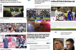 La prensa mexicana vive días intensos previo a la final de la Copa Oro 2019 contra Estados Unidos. La selección del 'Tata' Martino está obligada a ganar para evitar una duro fracaso en la competición.