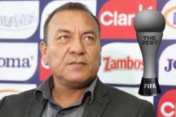 El entrenador hondureño estará en la gala de The Best.