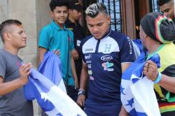 Mario Martínez, volante de la Selección de Honduras, dio la cara ante los medios y sería uno de los cambios que haría Pinto contra Costa Rica. Foto DIEZ