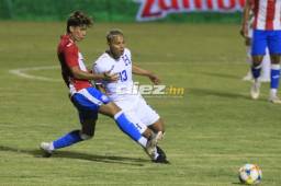 Bryan Moya vistió por primera vez la camiseta de la Selección de Honduras en el duelo ante Puerto Rico.