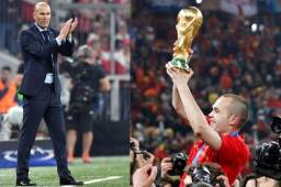 Zinedine Zidane, entrenador del Real Madrid, se deshizo en elogios al jugador Andrés Iniesta y abrió la polémica sobre el Balón de Oro en 2010 que se llevó Messi.