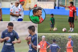 Te presentamos las fotos que nos dejó el entreno de Motagua y Olimpia esta tarde. Ambos equipos realizaron su penúltima jornada de trabajo. Fotos: Efraín Salgado y Ronal Aceituno.