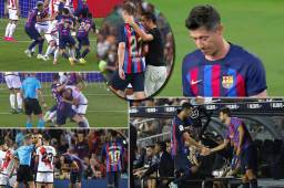 Te dejamos en imágenes como vivió el Barcelona su primer partido oficial de la temporada en la liga española.