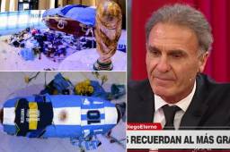 Ruggeri fue al velorio de Maradona para darle su último adiós y lo vio ''sonriente''.