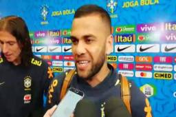 Dani Alves analizó el partido que su selección venció 7-0 a Honduras.