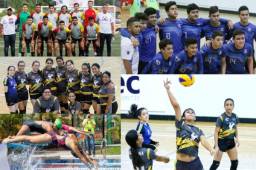 Jóvenes de Unitec están viviendo una verdadera fiesta deportiva.