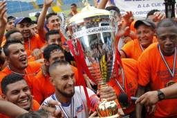 La UPNFM celebró a lo grande la obtención de su ascenso a la Primera División de Honduras.