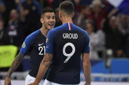 Francia sacó un triunfo valioso y de manera contundente ante Albania. FOTO: AFP.