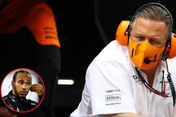 Zak Brown se pronunció sobre el caso de Hamilton.