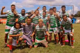 San Juan festejó a lo grande este triunfo en casa del Deportes Savio. Foto cortesía.