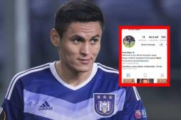 La cuenta de Instagram de Andy Najar fue hackeada este miércoles. En las redes sociales ya se habla de los sucedido.