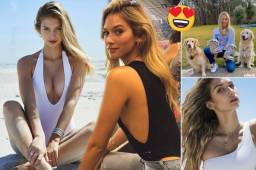 Esta bella y joven modelo sería la nueva conquista del delantero del Inter de Milán luego de las fotografías que publicó al lado de los perros del futbolista. Además han sido captados juntos.