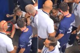 La seguridad se lleva entre empujones a un niño, Messi se da cuenta y ocurre esto: su gesto de crack tras ganar la Supercopa de Francia con el PSG