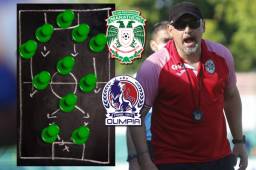 Marathón recibe a Olimpia (7:00pm) en el estadio Olímpico en la ida el repechaje del Apertura 2021. El técnico Martín 'Tato' García recuperó hombres importantes para esta fase y aunque perdió otros, prepara un 11 ofensivo.