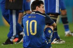 Lionel Messi tuvo uno de sus momentos más amargos en 2014.
