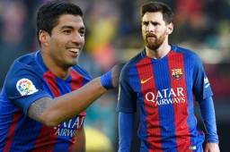 Luis Suárez y Lionel Messi lideran la tabla de goleadores en España.