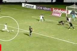 Zapatazo de larga distancia y Jorge Aparicio vence la portería del Motagua en la final de Liga Concacaf