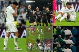 Real Madrid fue eliminado de la Champions League y aquí te mostramos algunas de las imágenes que no se vieron en TV. Carvajal bajó a tener bronca contra el Arsenal.