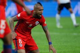 Arturo Vidal salió entre lágrimas después de perder la gran final.