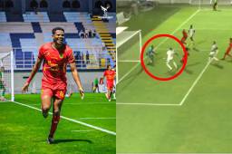 Ramiro Rocca anotó con la mano y Juticalpa hunde más a Real España que salió furioso con Said Martínez