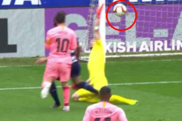 Con su anotación Messi llegó a los 36 goles en la temporada.