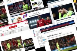 Barcelona quedó fuera de la final de Champions League tras caer 4-0 ante Liverpool en Anfield. Acá lo que dicen los medios internacionales.