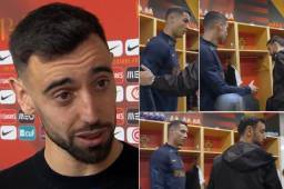 Bruno Fernandes aseguró que no tiene problemas con Cristiano Ronaldo y que todo fue una broma.