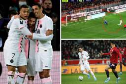 ¡Golazo de globito y asistencia! Messi convierte su segundo gol en la Ligue 1 con la camisa del PSG en paliza ante Lille