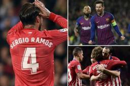 Real Madrid perdió, el Barca empató y el Atlético logró un sufrido triunfo.