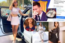 El pañuelo de Lionel Messi está causando mucho furor y una modelo ofreció una tremenda fortuna para quedarse con el artículo.