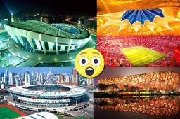 China, a pesar del coronavirus, sigue con la construcción del que será el estadio más grande del mundo. Conocé los estadios con los que China presionará a FIFA por la organización de una Copa del Mundo.