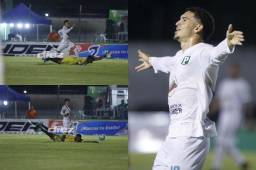 ¡Blooper del año! Así fue el tremendo error del portero de Choloma en el gol más fácil de Erick Puerto en toda su carrera