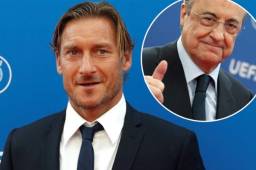 Totti contó sobre el presente que le regaló a Florentino Pérez hace un par de años.