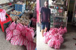 El técnico español Adrián García dio el ejemplo al sumarse a la campaña de solidaridad con los afectados por la tormenta Eta.