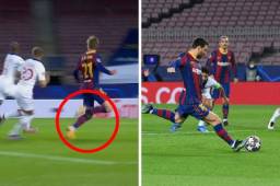 Así fue el gol de penal de Lionel Messi en el Barcelona-PSG.