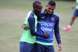 El delantero Rubilio Castillo ya se incorporó a los trabajos del Motagua. Foto Ronald Aceituno