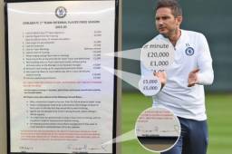 Frank Lampard quiere jugadores disciplinados en todos los aspectos y es por ello que para esta temporada, que es la primera como entrenador del club, ha impuesto reglas claras y multas altas para los futbolistas que no cumplan con sus disposiciones.