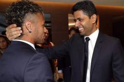 Al Khelaifi llegó a 'mimar' a Neymar a Brasil, en una visita que la prensa española había anticipado.